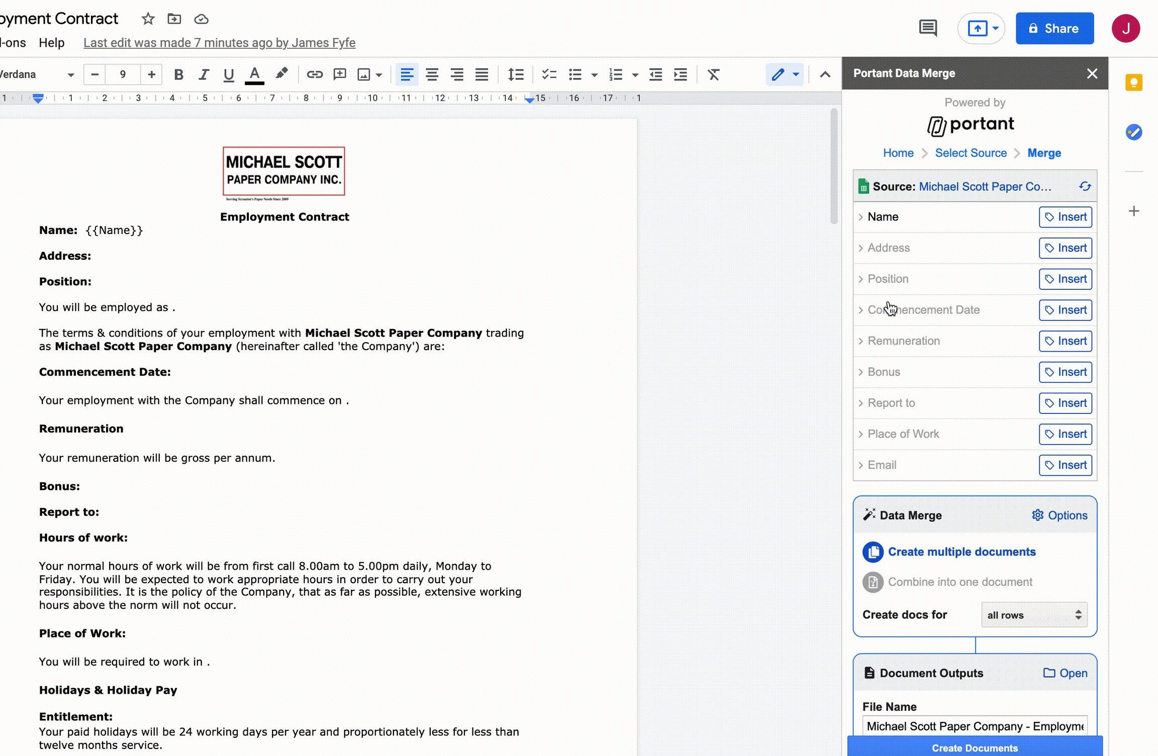 Animation showing how to add a custom tag